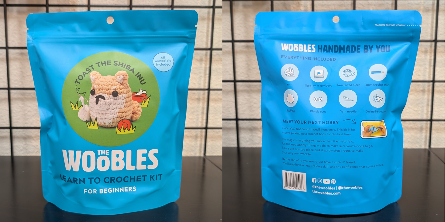 The Woobles Toast the Shiba Inu